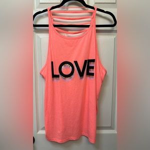 Victoria secret Sport ladder back pink tank XL